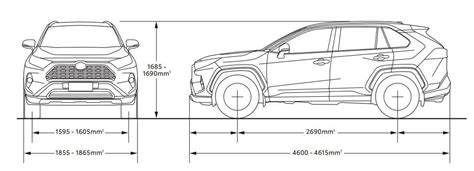 Toyota Rav4 Hybrid Dimensions