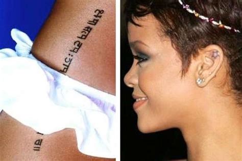 Has Rihanna Tattoos 2022