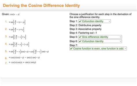 Given Cosine X Minus Y Equals Sine Left Brace Startfraction Pi Over