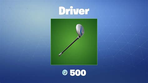 The pickaxe, also known as harvesting tool, is a tool that players can use to mine and break materials in the world of fortnite. Driver | Fortnite Pickaxe - YouTube