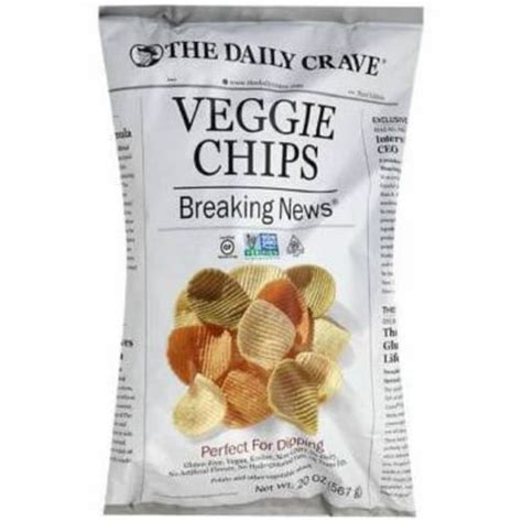 The Daily Crave Veggie Chips Breaking News 20 Oz Pack Of 4 4 Kroger