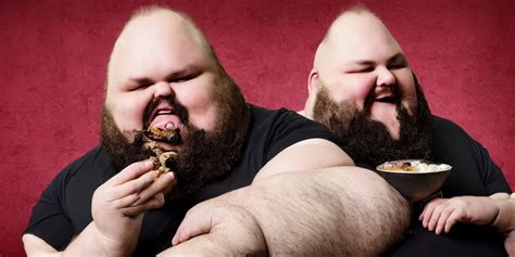 Extremely Fat Man With Beard Eating Universe Stable Diffusion