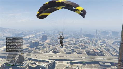 How To Get A Parachute In Grand Theft Auto V Gamepur