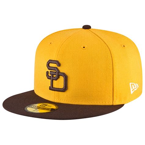 New Era San Diego Padres Yellowbrown Cooperstown Collection Classic