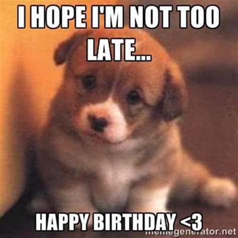 35 Best Happy Belated Birthday Memes