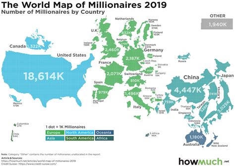 The bloomberg billionaires index is a daily ranking of the world's richest people. Map: The World of Millionaires - The Sounding Line