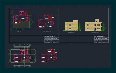 House Dwg Plan For Autocad Designs Cad