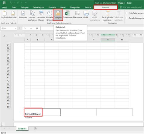 Excel Kopfzeile Fußzeile formatieren So gehts AS Computertraining