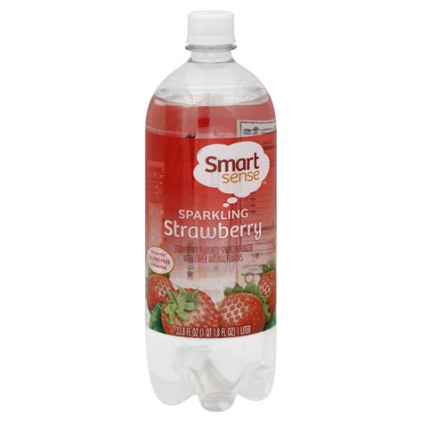 Smart Sense Sparkling Strawberry Water 338fl Oz