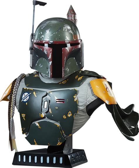 Bounty hunting since 1980 son of jango fett, (lost in battle) not associated with disney or lucas arts in anyway. Star Wars Boba Fett Life-Size Bust by Sideshow ...
