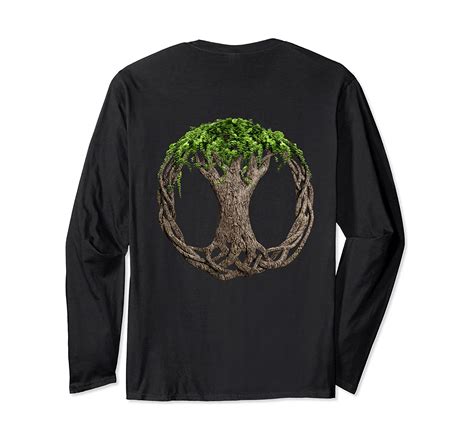Celtic Knot Tree Of Life Long Sleeve T Shirt