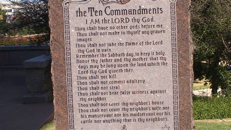 Atheist Lawsuit Dismissed Against Ten Commandments Monument 1023 Krmg