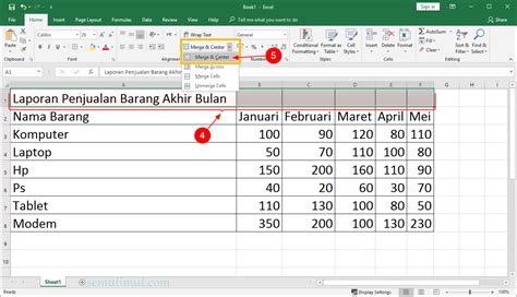 Cara Membuat Tabel Grafik Di Excel Polesites