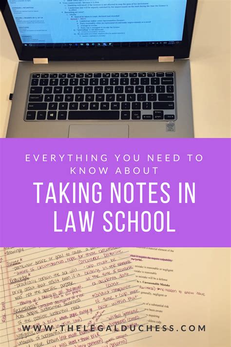 Everything You Need To Know About Taking Notes In Law School The
