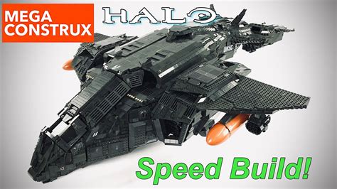 Halo Mega Construx Ultimate Pelican Dropship Moc Speed Build Time