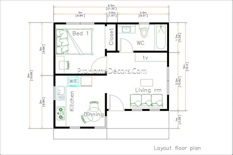 Floor Plan With Dimensions In Meters Pdf Home Alqu