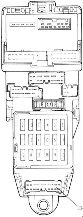 Esquema Caja De Fusibles Mazda 626 1987 1992 Caja De Fusibles