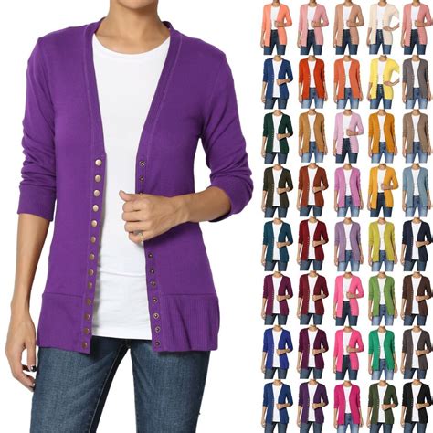 We did not find results for: TheMogan Women & Plus Classic Snap Button Front V-Neck 3/4 ...