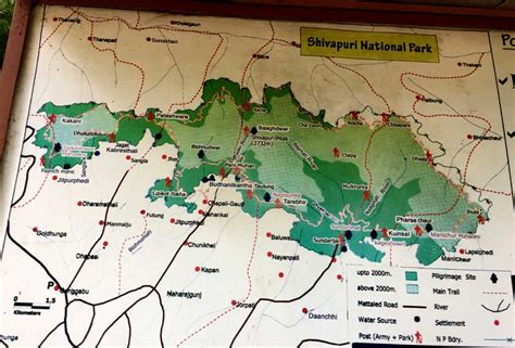 Shivapuri National Park Map