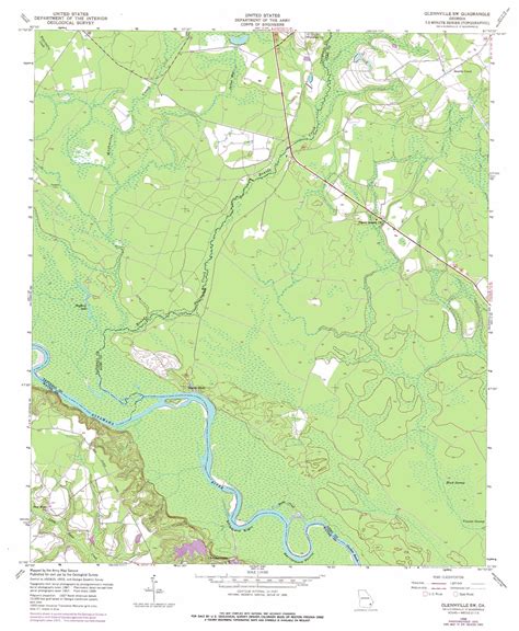 Glennville Sw Topographic Map Ga Usgs Topo Quad 31081g8