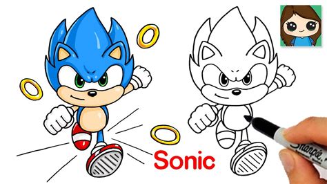 How To Draw Sonic The Hedgehog Running In Action Çocuk Gelişimi