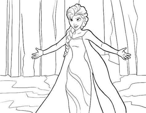 Princess Elsa Pages Coloring Pages