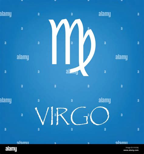 Virgo Zodiac Sign Icon Vector Simple Illustration Of Virgo Zodiac Sign
