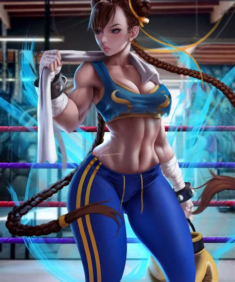 Artstation Chun Li Juri Hlulani Brad Nukeri Chun Li Street Fighter Street Fighter