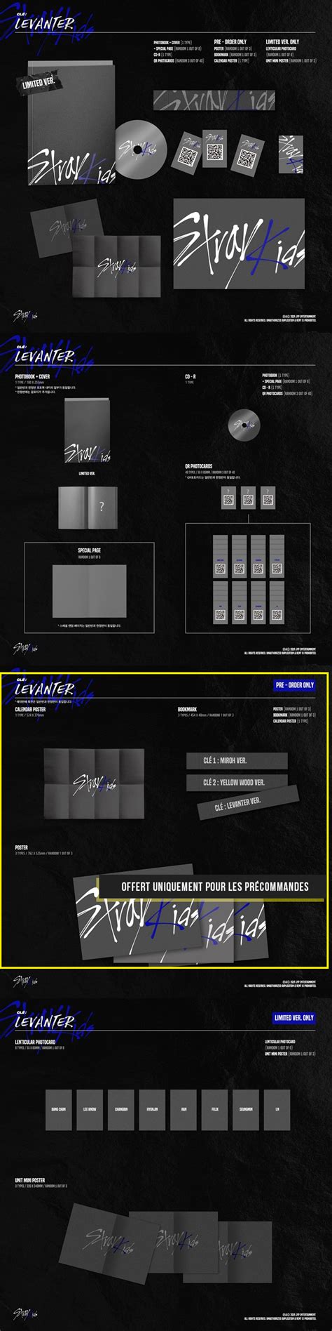 Yellow wood on june 19, 2019 with the song side effects as the title track. Stray Kids - Clé : Levanter - Limited Edition > TAIYOU