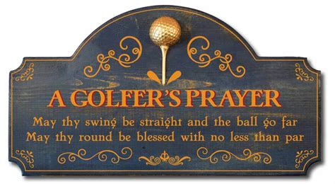 Golfers Prayer May Thy Swing Red Head Oak Barrels Aging Rum