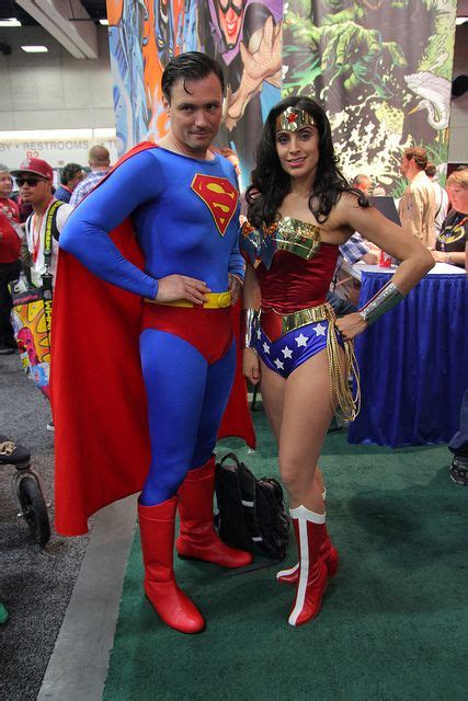 Superman And Wonder Woman Cosplay Couples Costumes Cute Couple