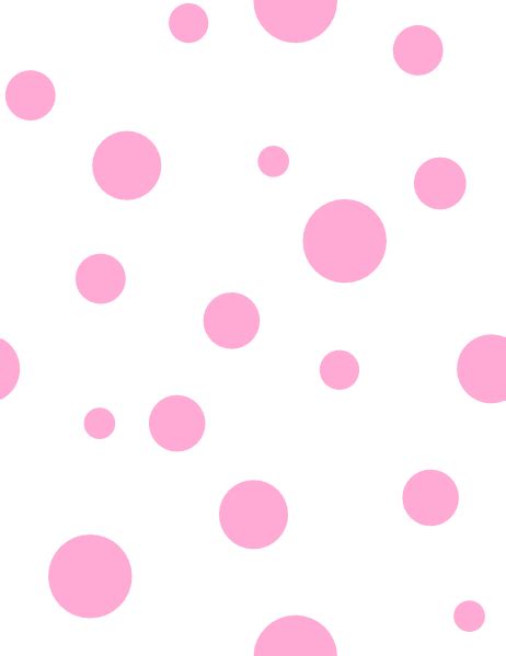 Light Pink Polka Dots Clip Art At Vector Clip Art Online Royalty Free And Public Domain