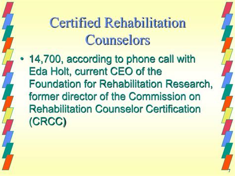 Ppt Introduction To Rehabilitation Counseling Powerpoint Presentation