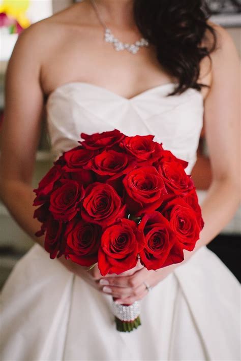 Luxurious Wedding Ideas With Glamour Modwedding Red Rose Wedding