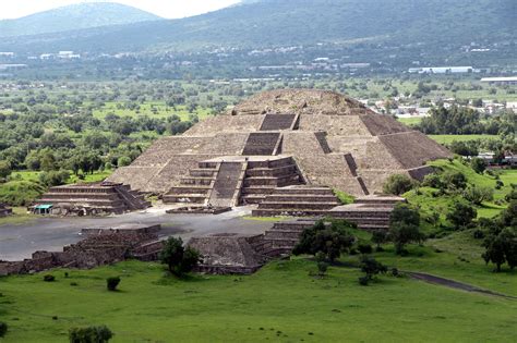 The Pyramid Of Sun Is The Largest Building In Teotihuacan And