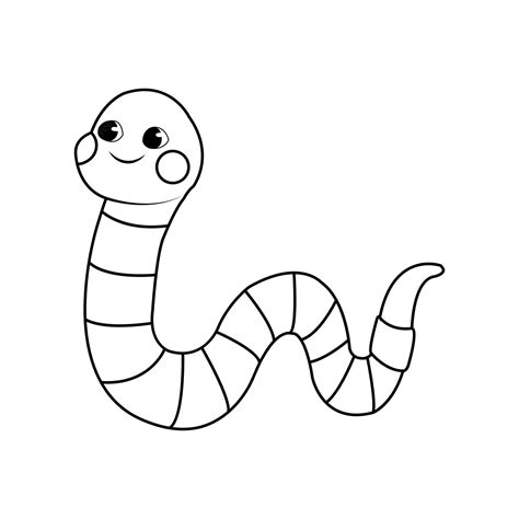 11+ Coloring Pages Worm | FatouFindley