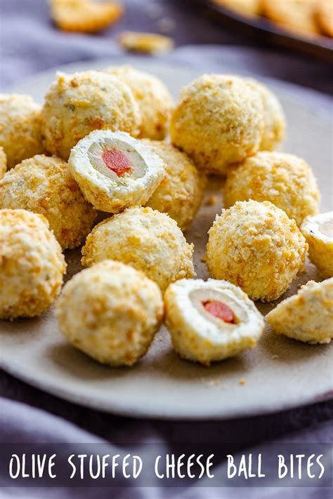 Olive Cheese Balls Appetizer Addiction