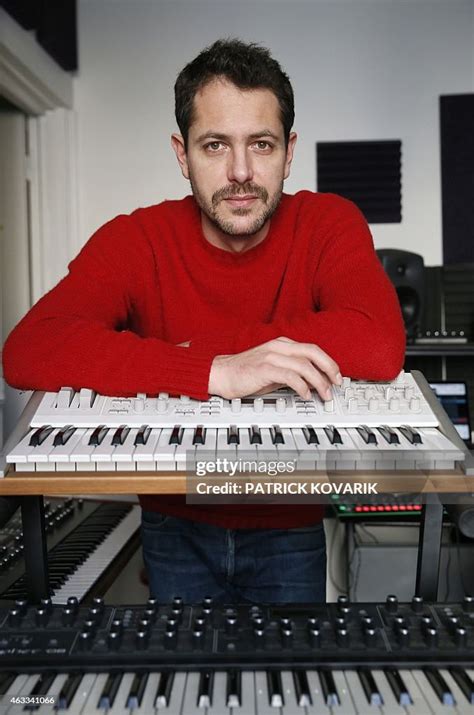 French Musician Romain Delahaye Aka Molecule Poses In His Studio On