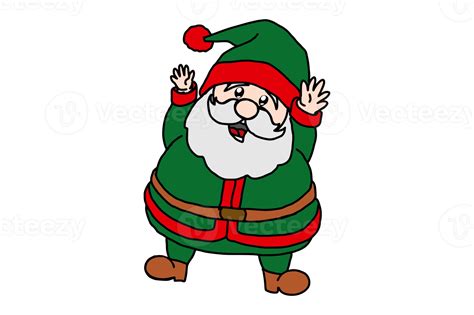 Free Adorable Santa Claus Cartoon Character 19776802 Png With