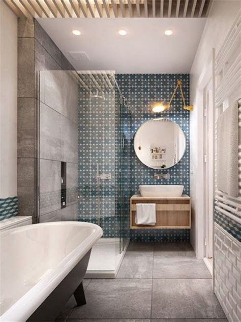 For smaller rooms like bathrooms, try using smaller tiles to make the room look larger. Beautiful Bathroom Ideas - Becki Owens