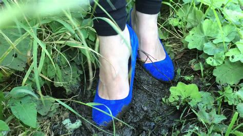 Blue High Heels In Mud YouTube