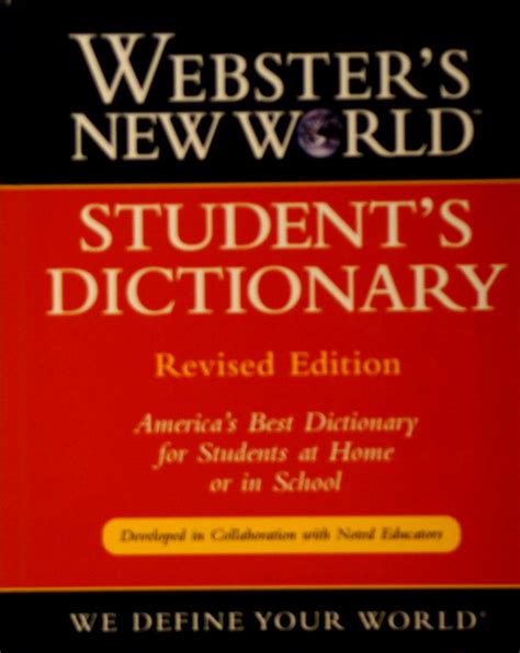 Websters New World Students Dictionary Applied Scholastics Online
