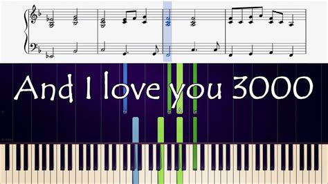 Stephanie Poetri I Love You 3000 Piano Karaoke Tutorial Lyrics