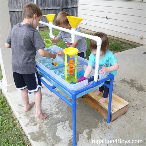 How To Make A Pvc Pipe Sand And Water Table Frugal Fun For Boys And Girls