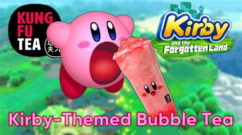 Trying The Kirby Themed Bubble Tea Kirbys Fruity Flurry From Kung Fu