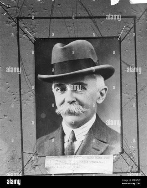 Photo Of Pierre Baron De Coubertin Portrait Founder Of The Modern