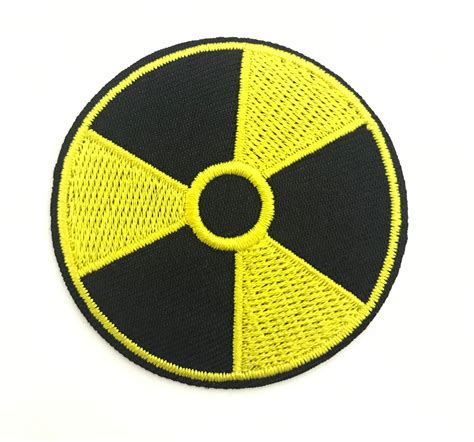 Patch Radiation Symbol Patches Nuclear Radiation Radioactive Etsy