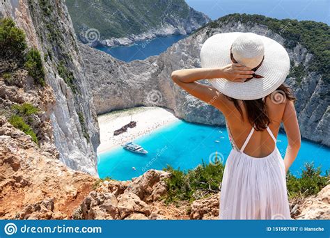 Beach Of Navagio Or Shipwreck Or Even Zakynthos Smugglers Cove Is The