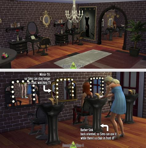 Around The Sims 4 Custom Content Download Objects Beauty Salon