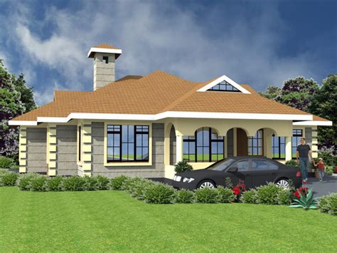 Master bedroom en suite 2 other bedrooms sharing a bath total plinth area of 115 square meters (1238 square feet) living room with adjoining dining room. Beautiful house designs Kenya 4 bedroom Check Details Here